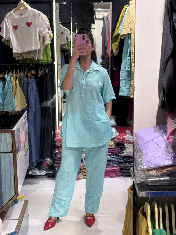 Aqua Blue Co-ord Set